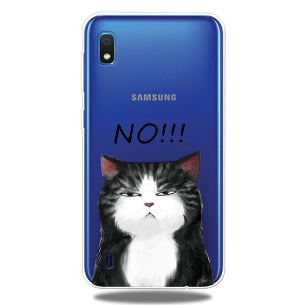 Coque Samsung Galaxy A10 Le Chat Qui Dit Non