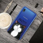 Coque Samsung Galaxy A10 Le Chat Qui Dit Non