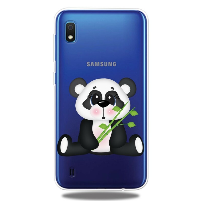 Coque Samsung Galaxy A10 Transparente Panda Triste