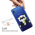 Coque Samsung Galaxy A10 Transparente Panda Triste