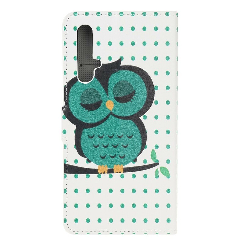 Housse Honor 20 Hibou Endormi