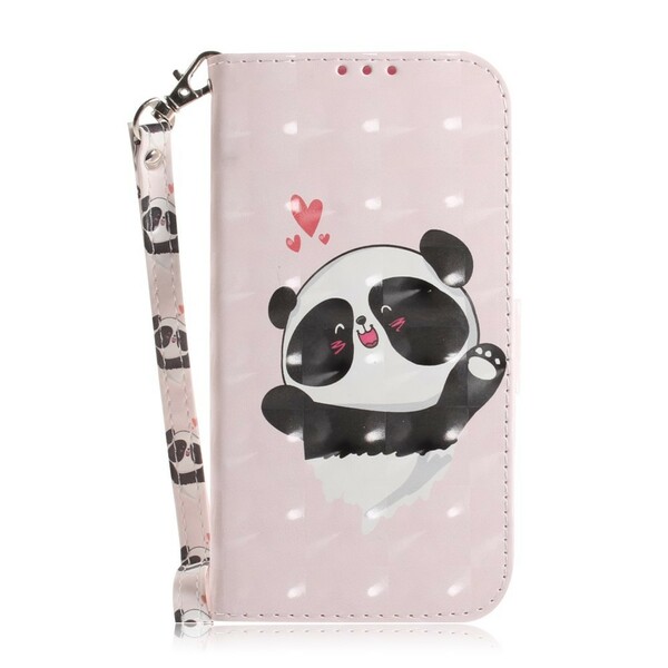 Housse Huawei Y5 2019 Panda Love à Lanière