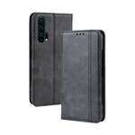 Flip Cover Honor 20 Pro Effet Cuir Vintage Stylisé