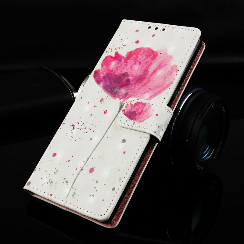 Housse Samsung Galaxy A20e Coquelicot Aquarelle