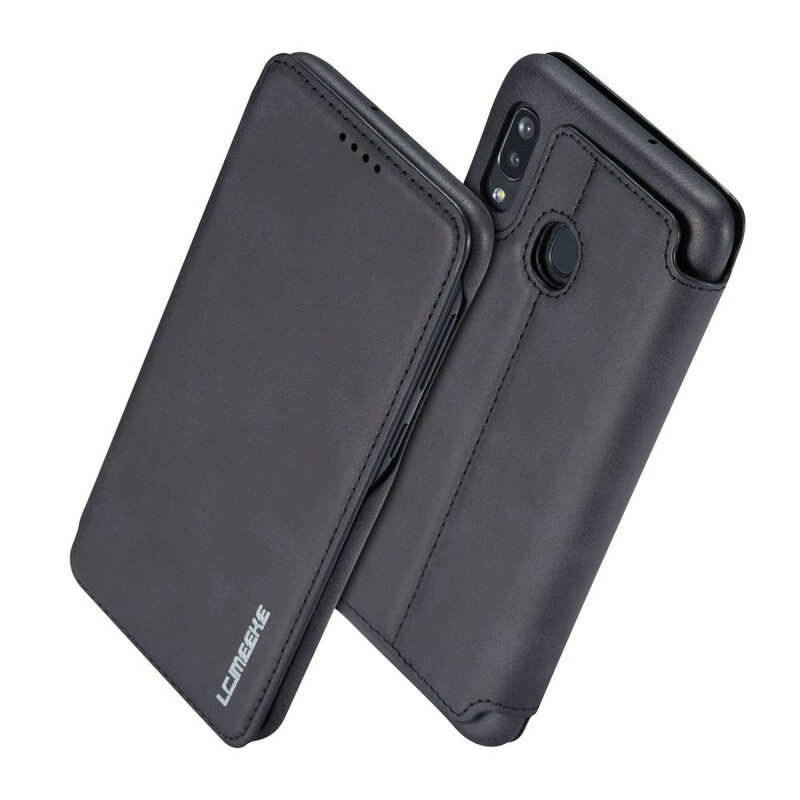 Flip Cover Samsung Galaxy A20e LC.IMEEKE Effet Cuir