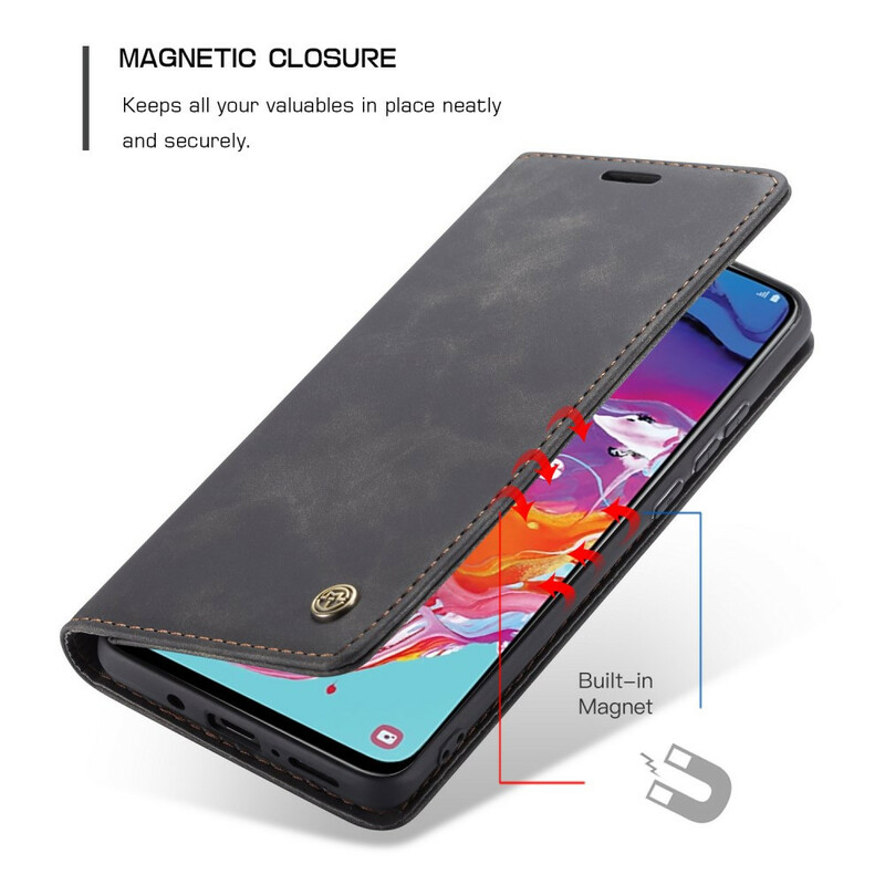 Flip Cover Samsung Galaxy A70 CASEME Simili Cuir