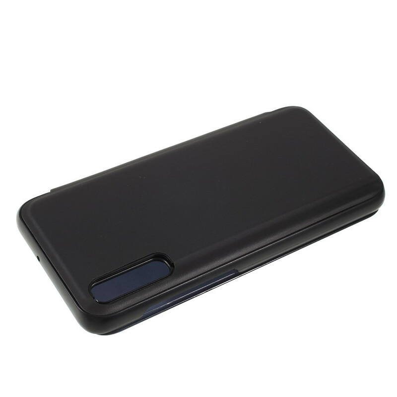 View Cover Samsung Galaxy A70 Miroir Et Effet Cuir