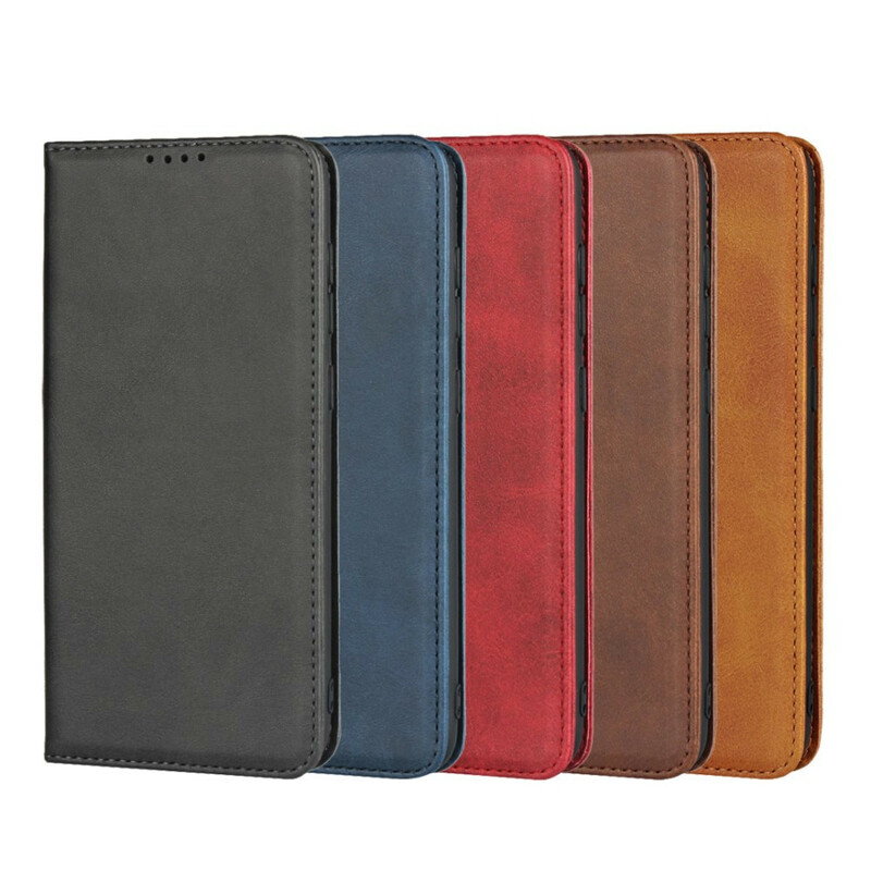 Flip Cover Samsung Galaxy A70 Style Cuir Sobriété