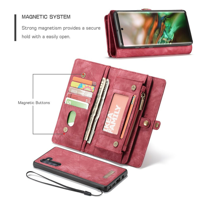 Flip Cover Samsung Galaxy Note 10 CASEME Portefeuille et Coque