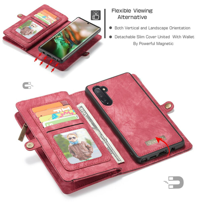 Flip Cover Samsung Galaxy Note 10 CASEME Portefeuille et Coque