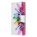 Housse Samsung Galaxy Note 10 Plus Fleur Aquarelle