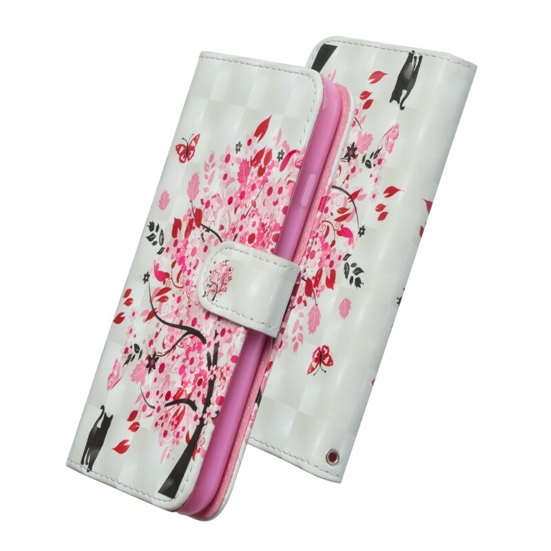 Housse Samsung Galaxy Note 10 Plus Arbre Rose