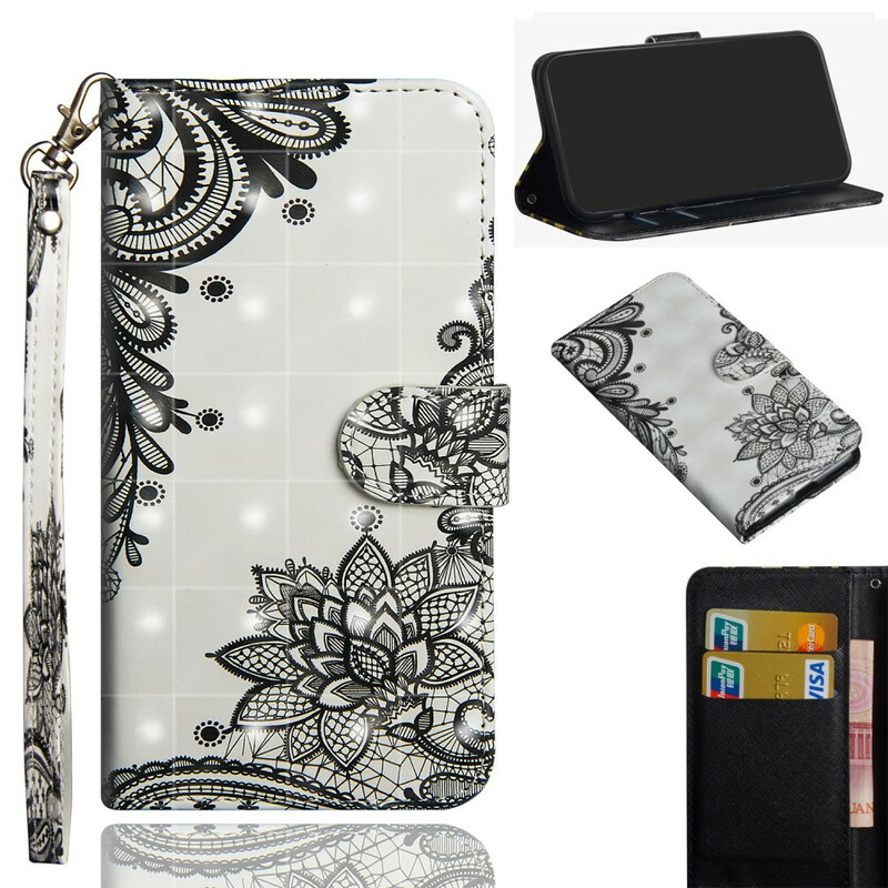 Housse Samsung Galaxy Note 10 Plus Chic Dentelle