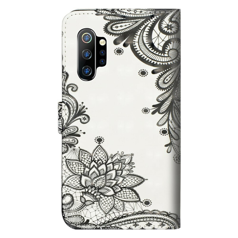 Housse Samsung Galaxy Note 10 Plus Chic Dentelle