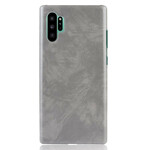 Coque Samsung Galaxy Note 10 Plus Effet Cuir Litchi Classique