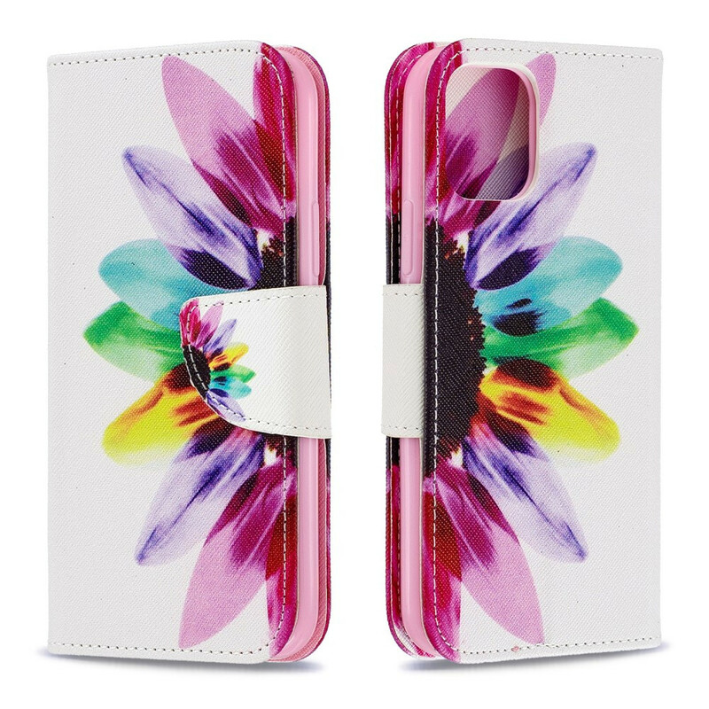 Housse iphone 11 Fleur Aquarelle