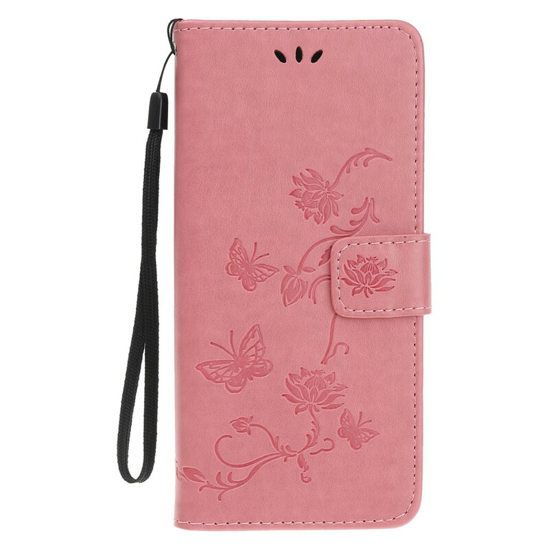 Housse iPhone 11 Floral à Lanière