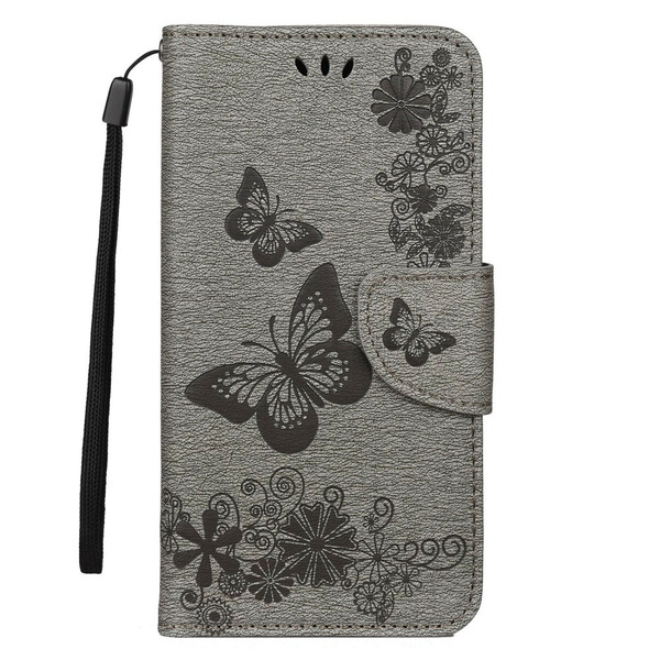 Housse iPhone 11 Splendides Papillons à Lanière