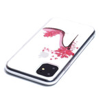 Coque iPhone 11 Escarpin Fleuri