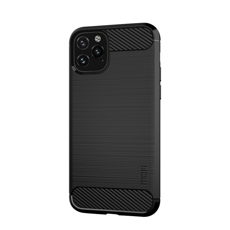 Coque iPhone 11 Pro Max Fibre Carbone Brossée MOFI