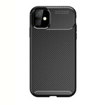 Coque iPhone 11 Flexible Texture Fibre Carbone