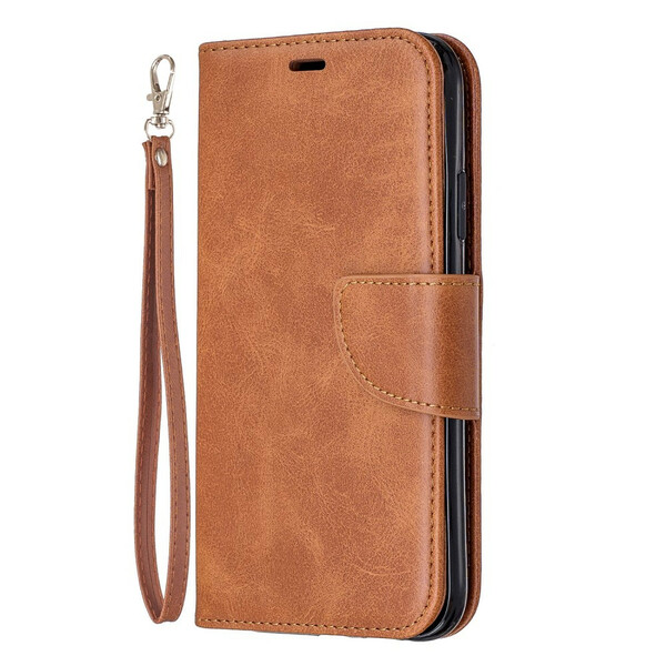 Housse iPhone 11 Style Cuir à Lanière