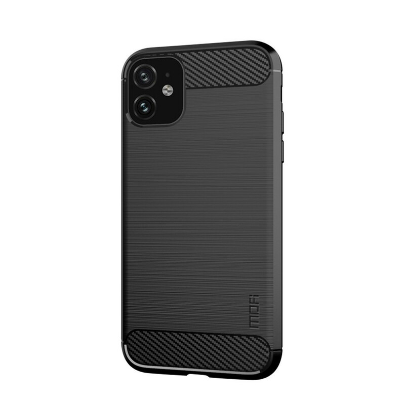 Coque iPhone 11 Fibre Carbone Brossée MOFI