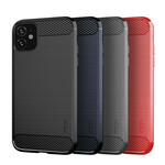 Coque iPhone 11 Fibre Carbone Brossée MOFI