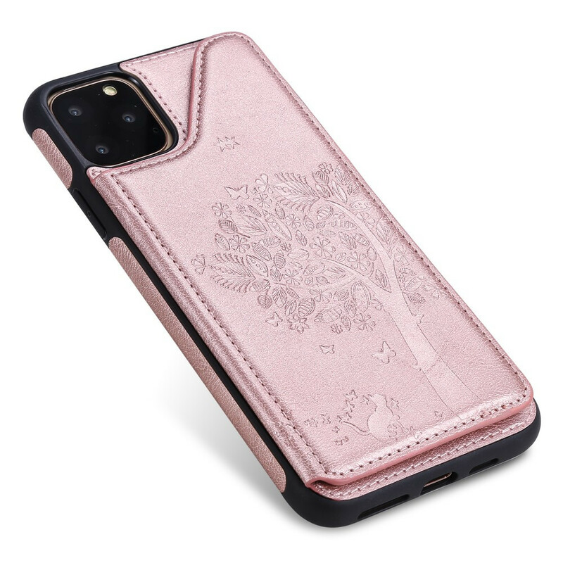 Coque iPhone 11 Cat Print Multi Fonctionnelle