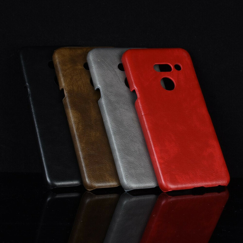 Coque LG G8 ThinQ Effet Cuir Litchi