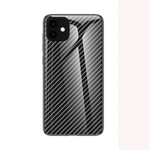 Coque iPhone 11 Pro Verre Trempé Fibre Carbone