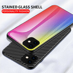 Coque iPhone 11 Pro Verre Trempé Fibre Carbone