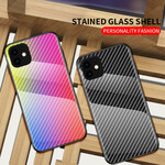 Coque iPhone 11 Pro Verre Trempé Fibre Carbone