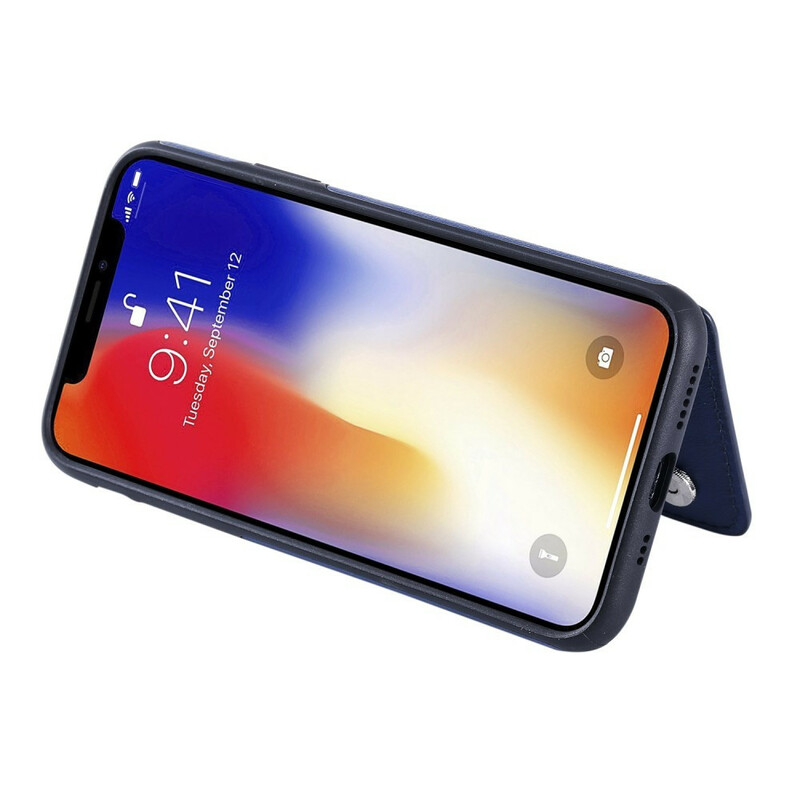 Coque iPhone X Porte-Cartes Support Impression Chat