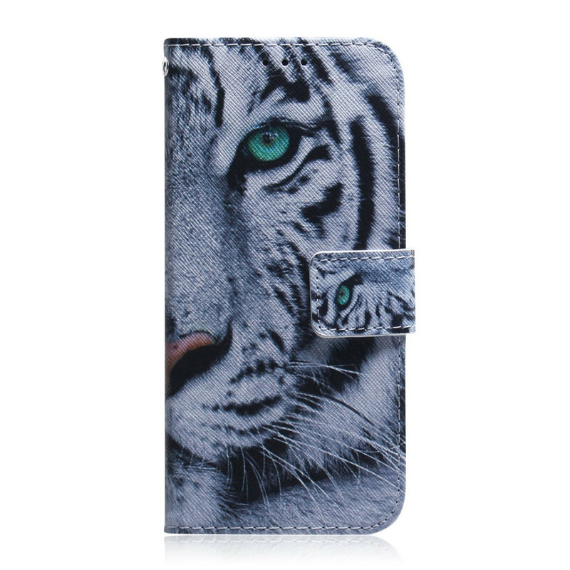 Housse Xiaomi Redmi Note 9 Pro Face de Tigre