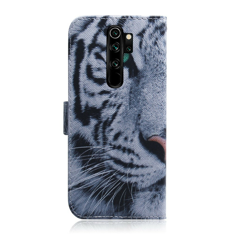 Housse Xiaomi Redmi Note 9 Pro Face de Tigre