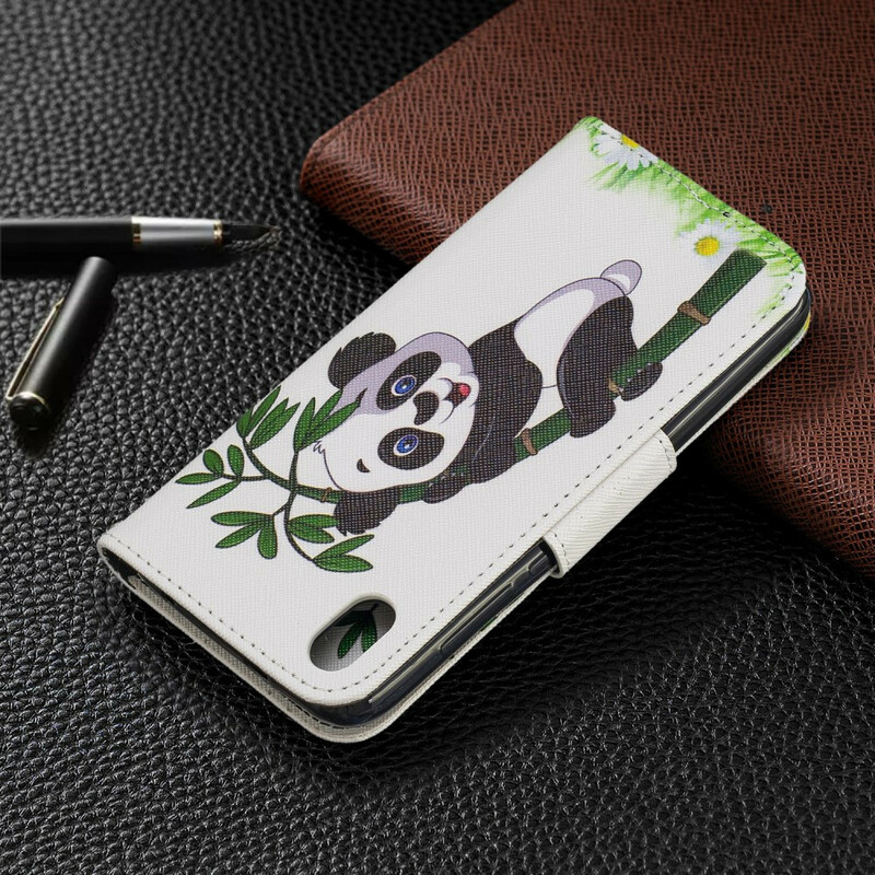 Housse Xiaomi Redmi 7A Panda sur le Bambou