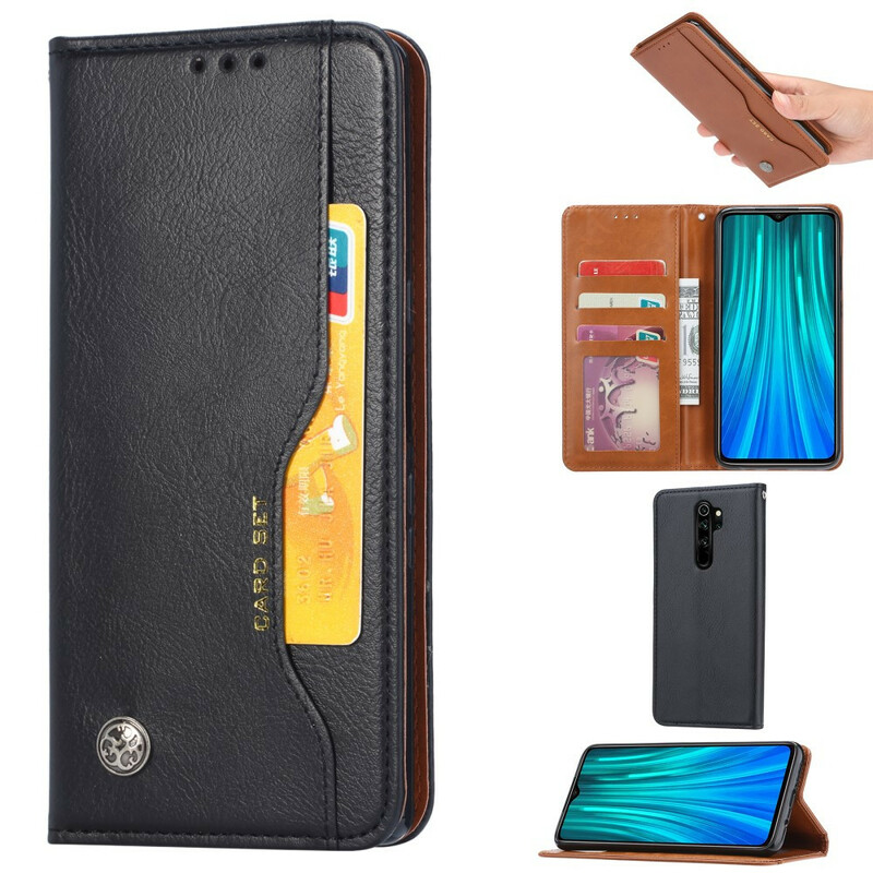 Flip Cover Xiaomi Redmi Note 8 pro Simili Cuir Porte-Cartes