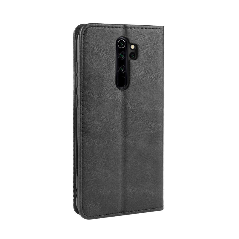 Flip Cover Xiaomi Redmi Note 8 Pro Effet Cuir Vintage Stylisé