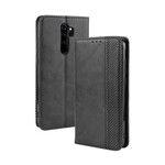 Flip Cover Xiaomi Redmi Note 8 Pro Effet Cuir Vintage Stylisé