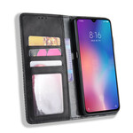 Flip Cover Xiaomi Mi 9 Lite Effet Cuir Vintage Stylisé