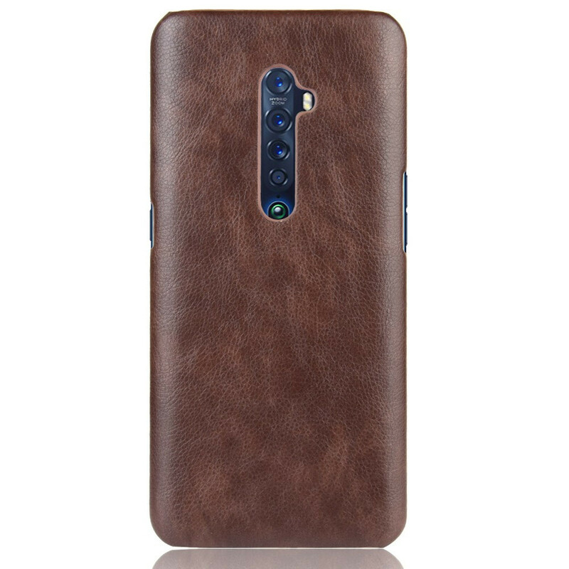 Coque Oppo Reno 2 Effet Cuir Litchi