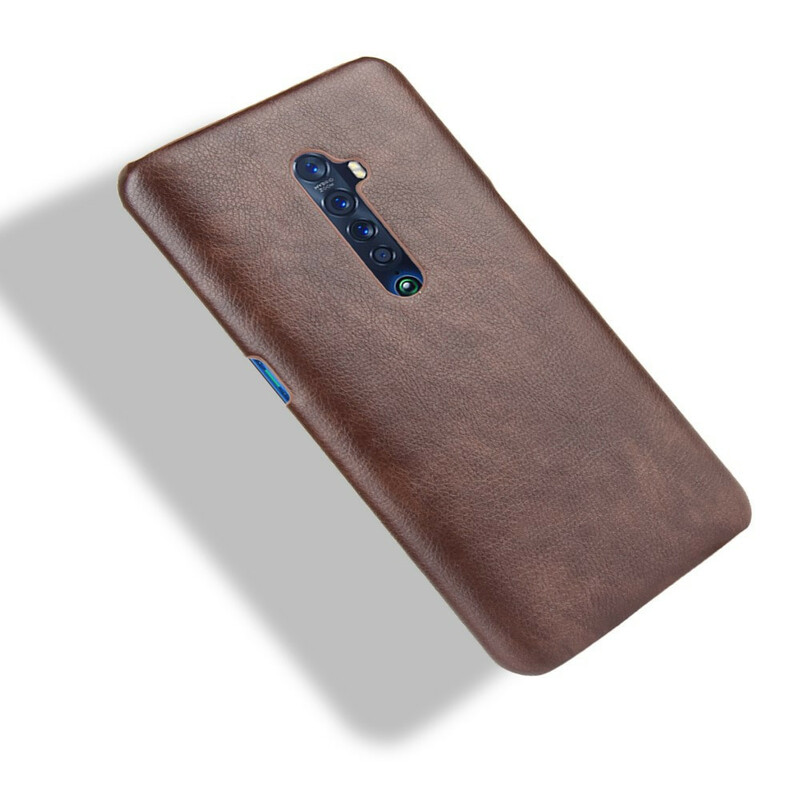 Coque Oppo Reno 2 Effet Cuir Litchi