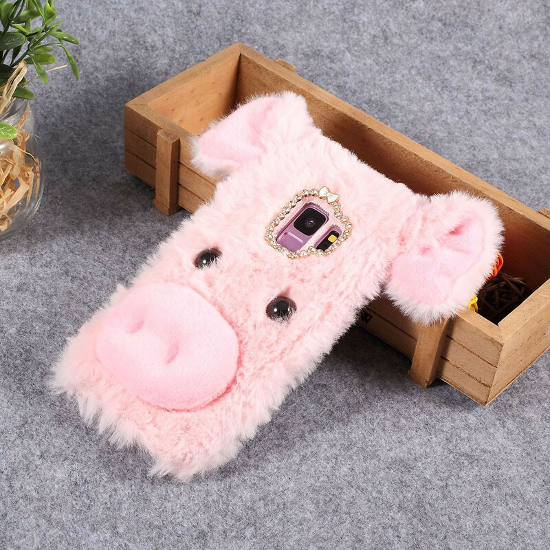 Coque Samsung Galaxy S9 Fourrure Cochon Fun