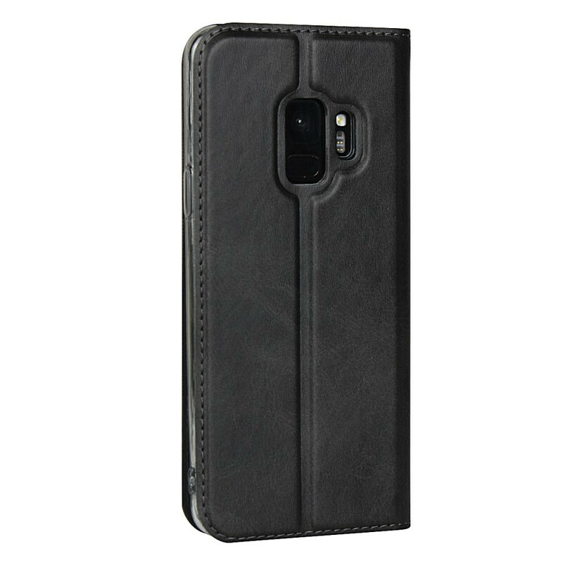 Flip Cover Samsung Galaxy S9 Simili Cuir Class à Lanière