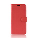 Housse Oppo A9 2020 Simil Cuir Litchi