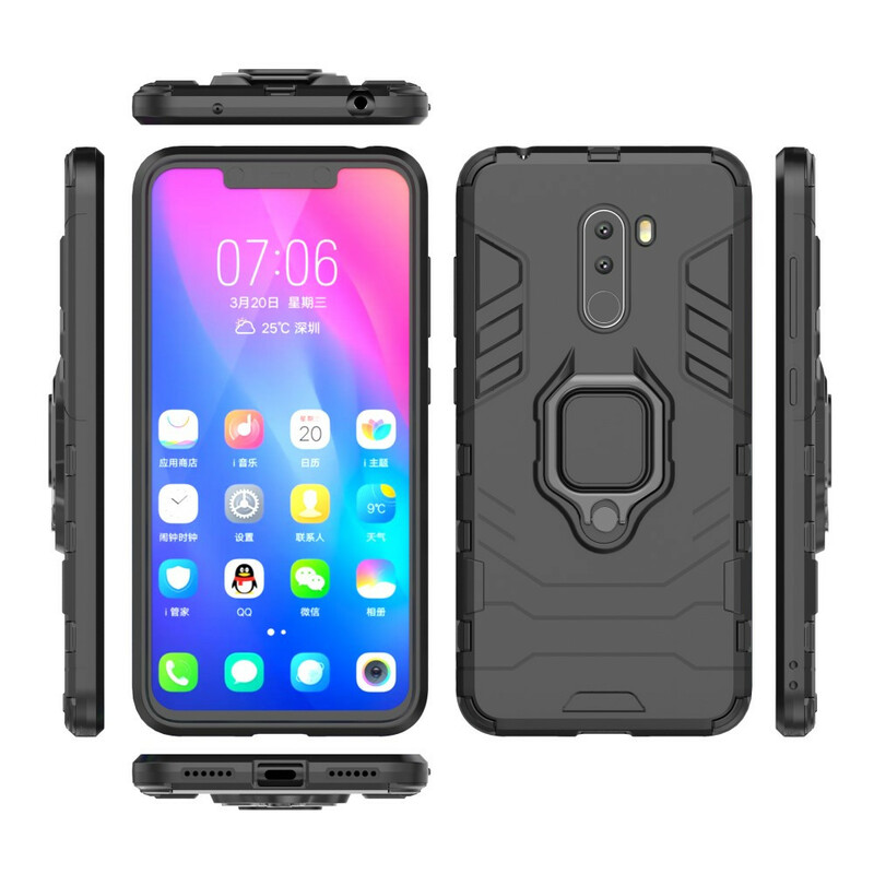 Coque Xiaomi Pocophone F1 Ring Résistante