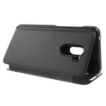 Flip Cover Xiaomi Pocophone F1 Miroir et Effet Cuir