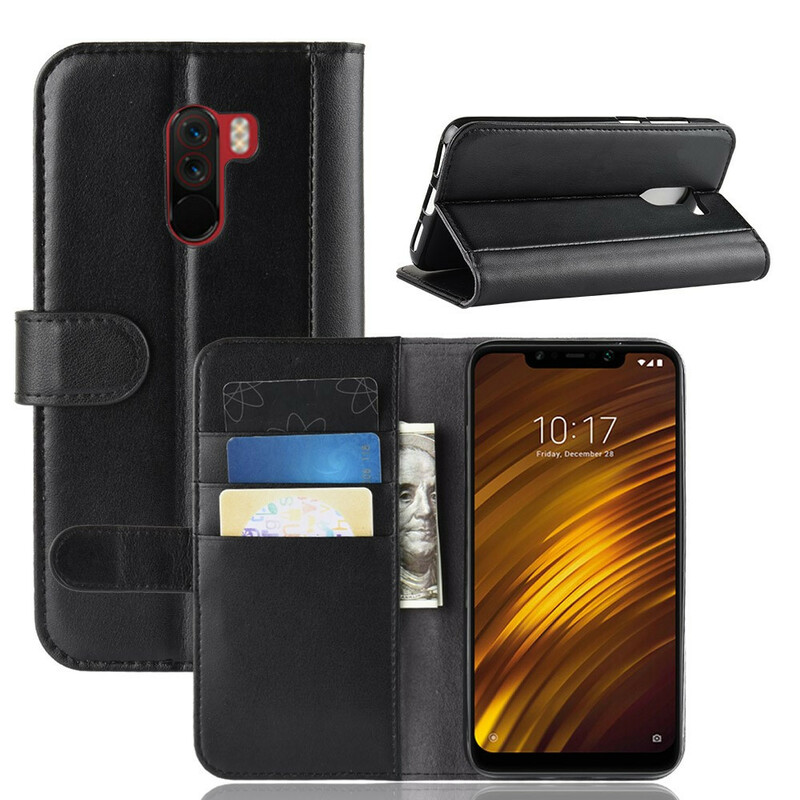 Housse Xiaomi Pocophone F1 Cuir Fendu