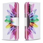 Housse Xiaomi Redmi Note 8 Fleur Aquarelle